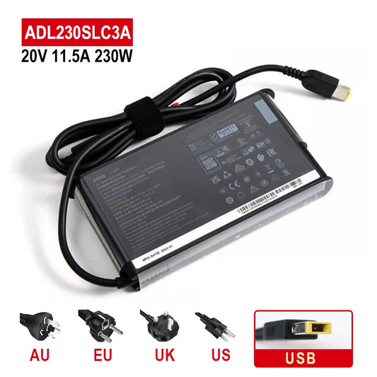 230W 20V 11.5A AC Adapter – Compatible with Lenovo ThinkPad T540P, W540, P71, P72, P73, Y7000P, Y900, Y910