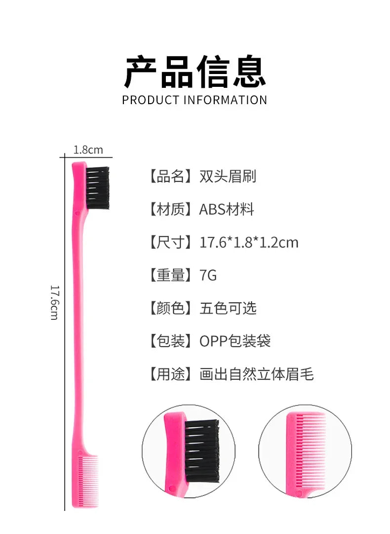Beauty Edge Brush Comb Double Sided 3 In 1 a Control Brush for Baby Hair Salon.