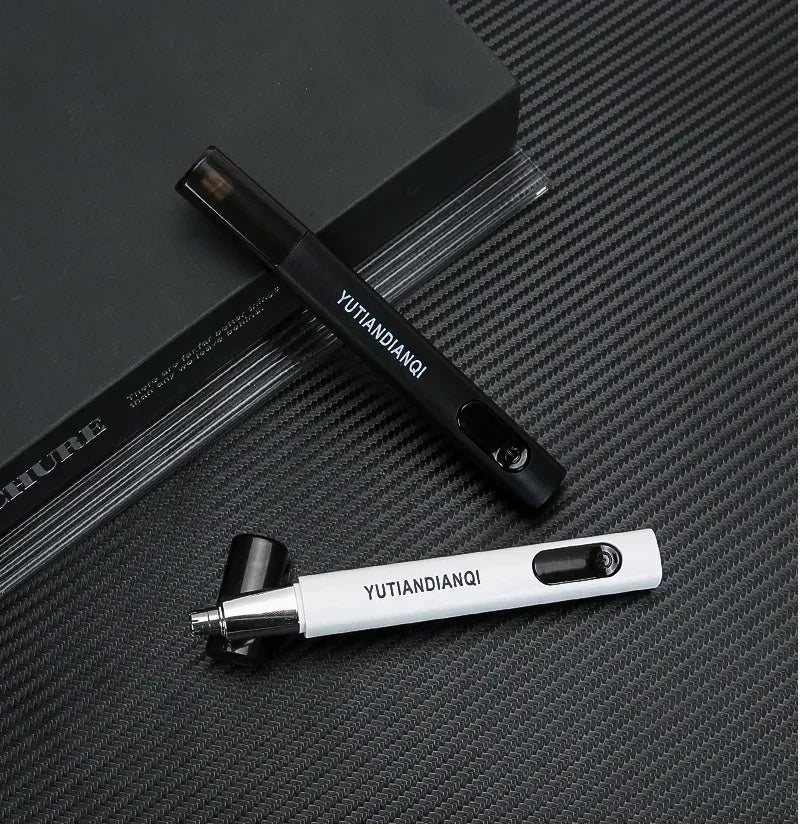 2-in-1 Electric Ear & Nose Hair Trimmer – 2024 Professional Painless Grooming Tool for Men