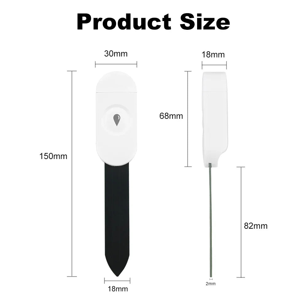 “Tuya ZigBee Soil Moisture Tester – Smart Humidity & Soil Monitor Sensor for Gardening