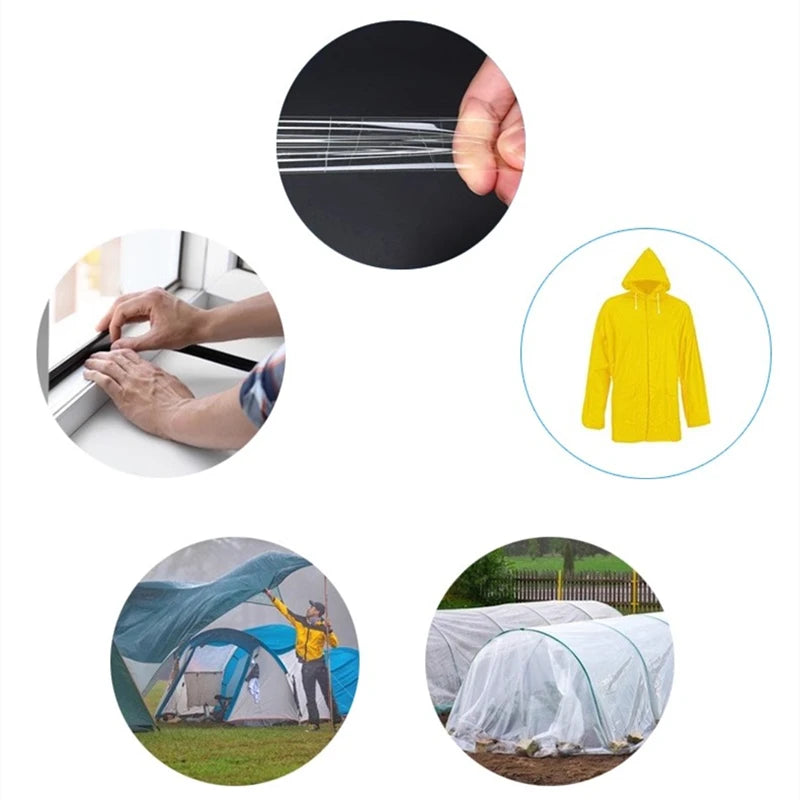 10M Greenhouse Film Repair Tape – UV Resistant Transparent Garden & Orchard Tool