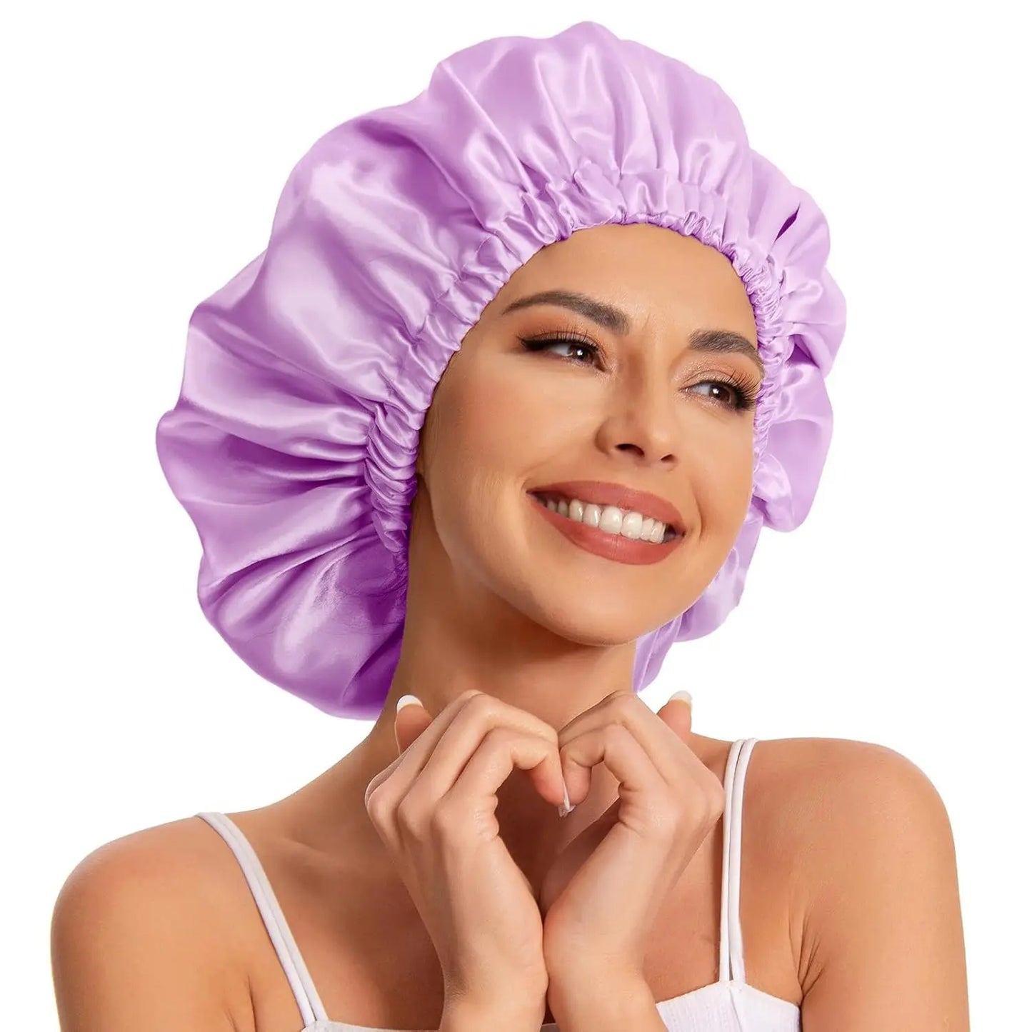 Satin Silk Hair Bonnet — Protect Your Natural Hair While You Sleep