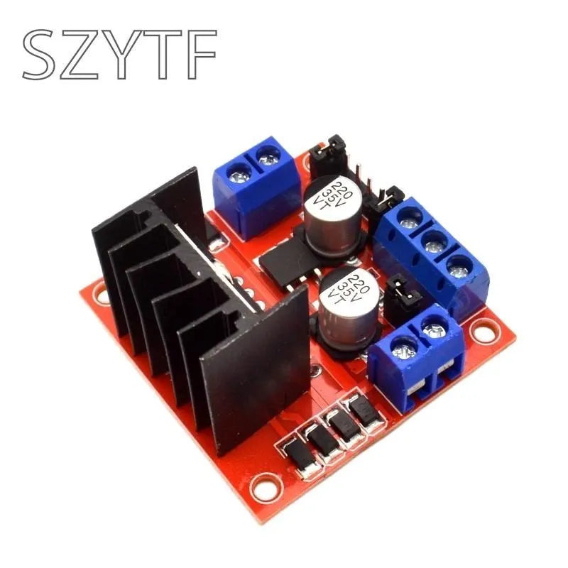 L298N Dual H-Bridge Motor Driver – Smart Car & Robot Control Module for Arduino