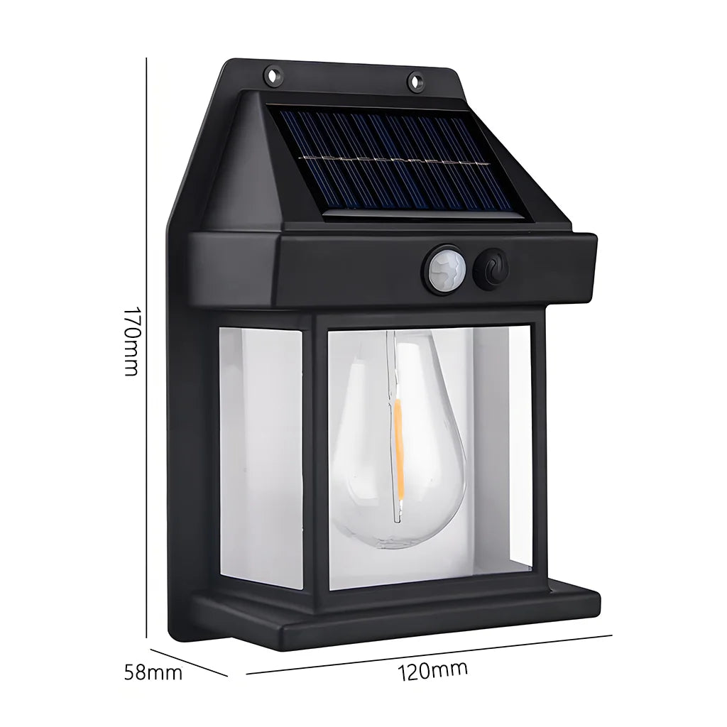 Solar Wall Light – Outdoor Waterproof LED Lamp with Sensor for House, Garden & Fence Decoration