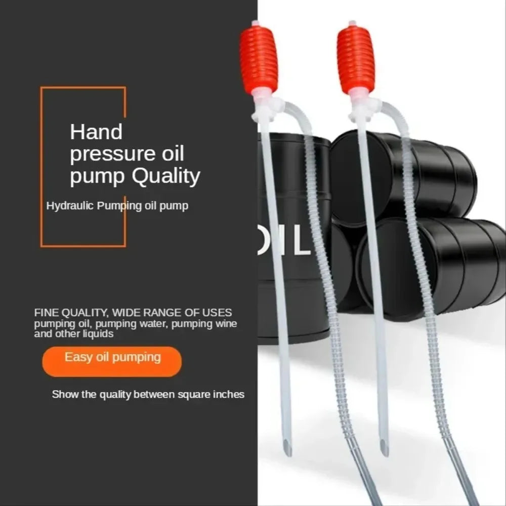 Portable Manual Fuel Pump – Emergency Suction Design, Chemical‑Tolerant Liquid Transfe