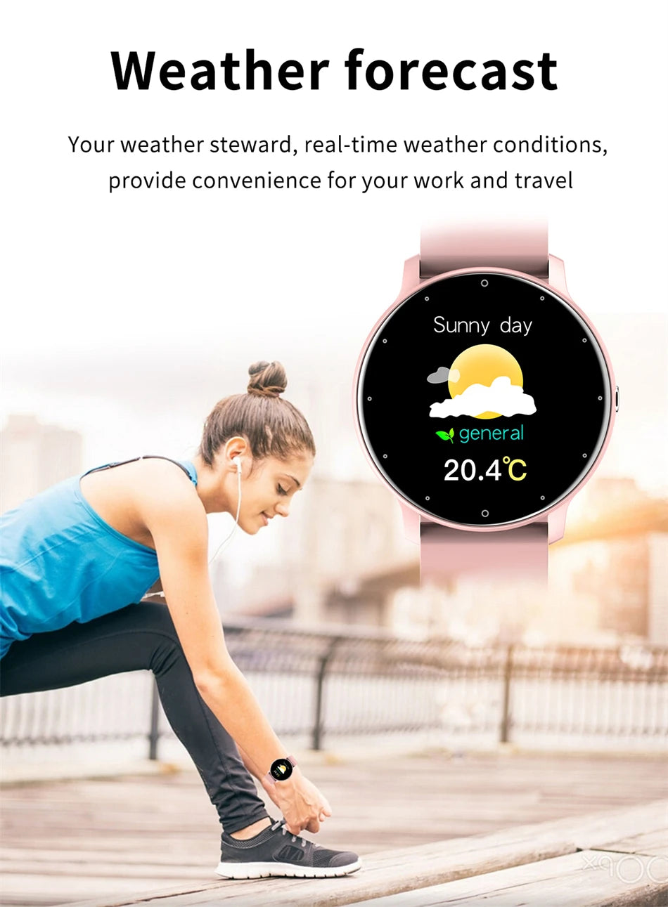 LIGE Smart Watch – Full Touch Bluetooth Call Fitness Tracker