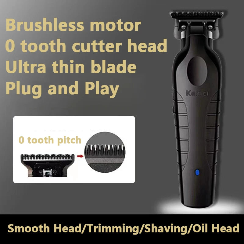 Kemei KM‑2299 Professional Hair Clipper – 1200mAh USB Rechargeable Trimmer
