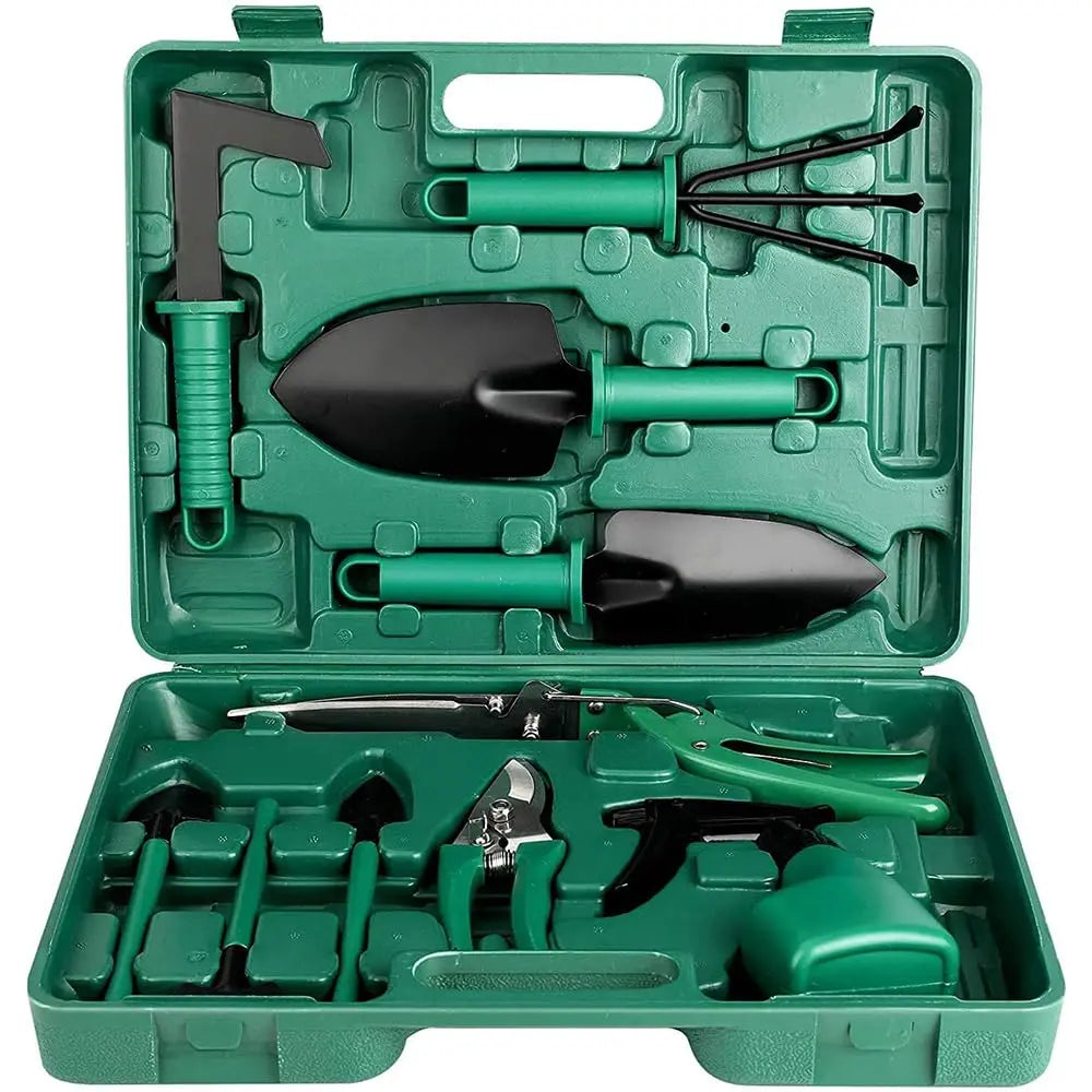 10‑Piece Garden Tool Set – Portable Plant Hand Tools Gift for Women & Men Gardeners