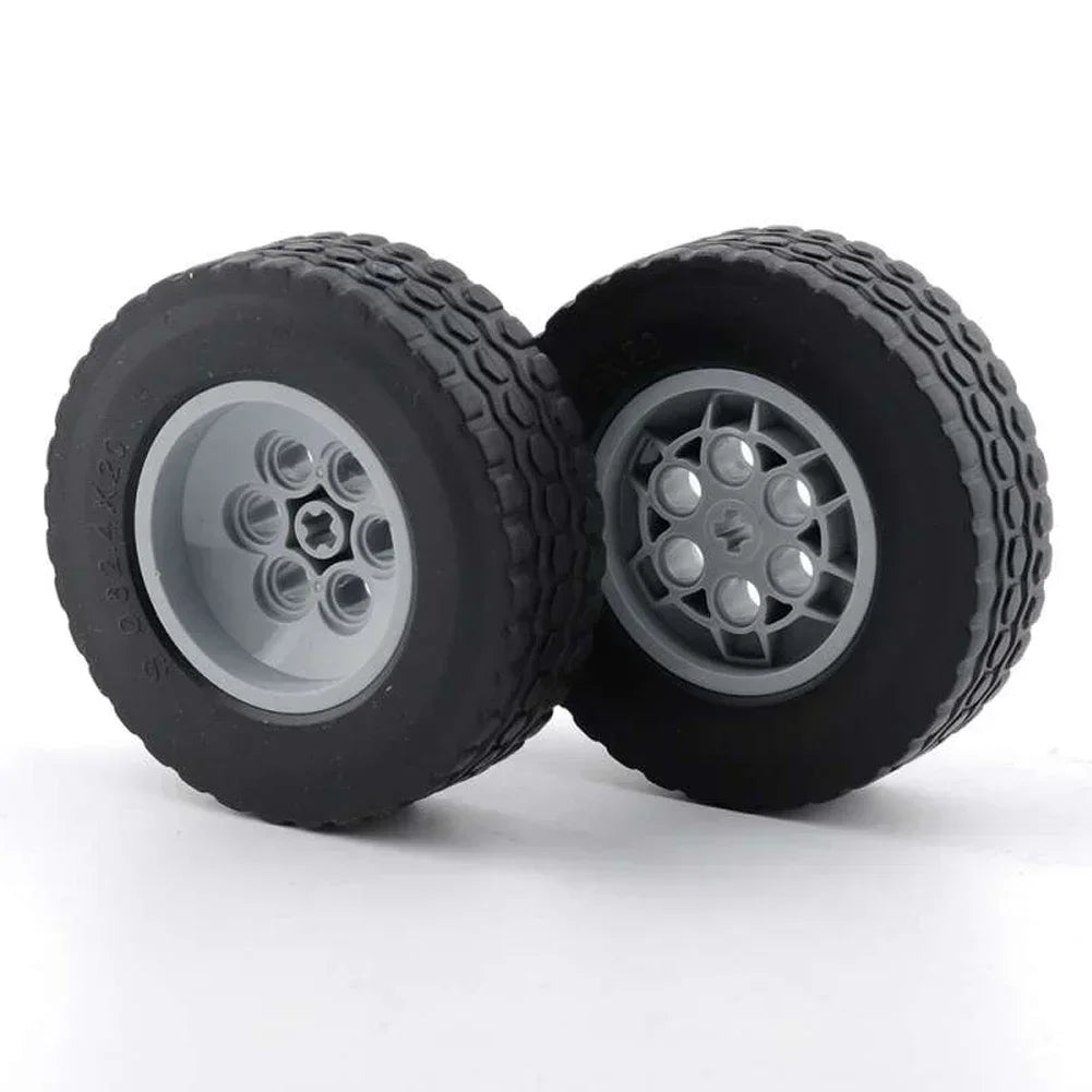 4WD RC Car Chassis Kit – Electric Drive with IR Remote & LEGO-Compatible MOC Parts
