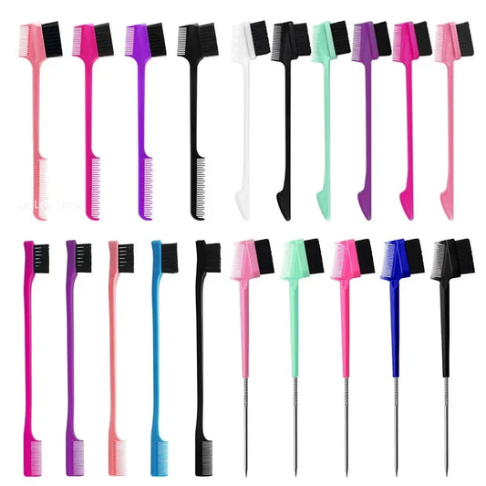 Beauty Edge Brush Comb Double Sided 3 In 1 a Control Brush for Baby Hair Salon.