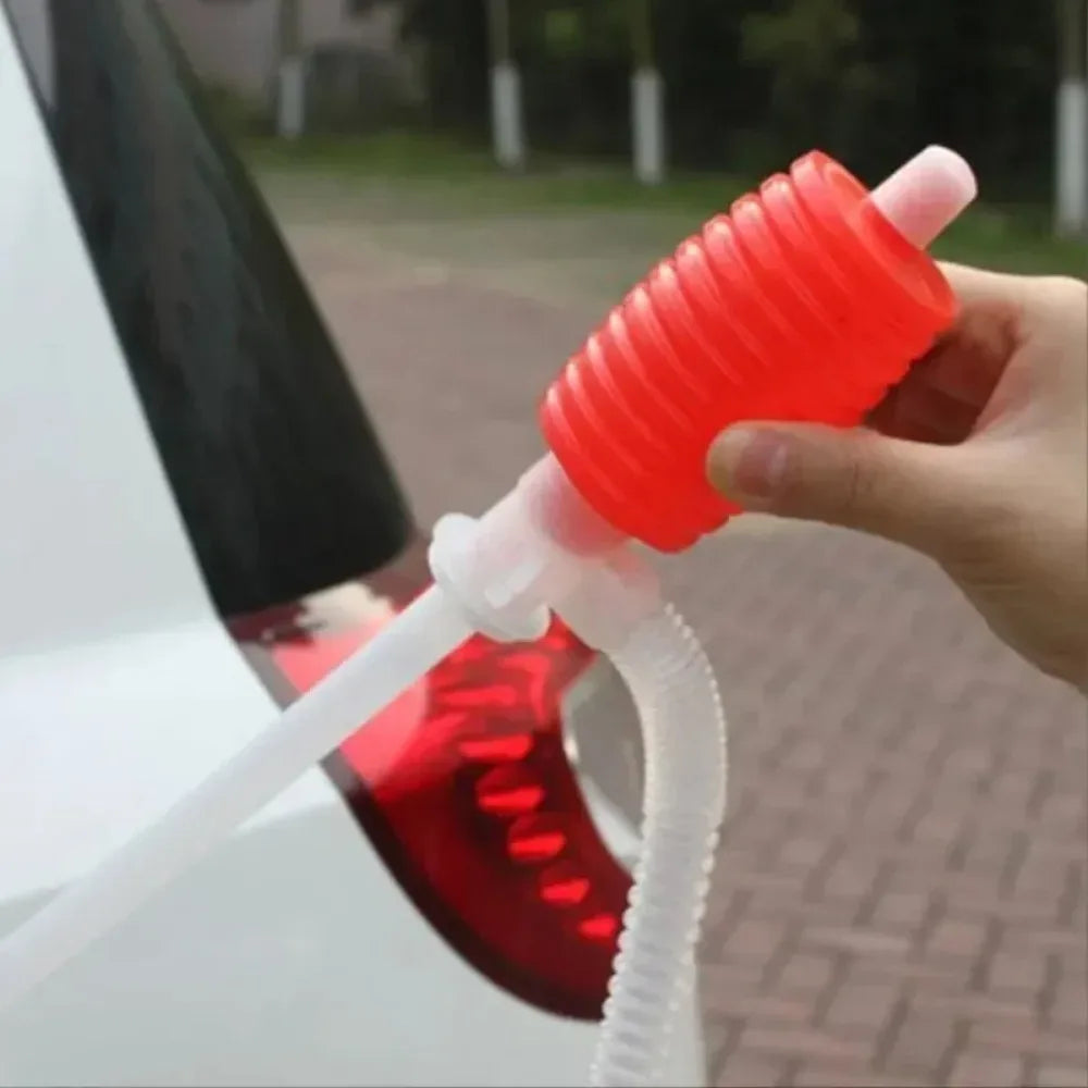 Portable Manual Fuel Pump – Emergency Suction Design, Chemical‑Tolerant Liquid Transfe