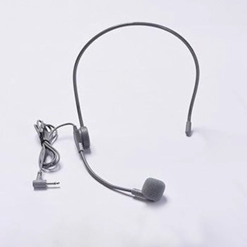 Professional Head Mounted Wired Microphone for Speaker Megaphone Tour Guide Conference Teacher Hanging Mic Stage Performance 3.5