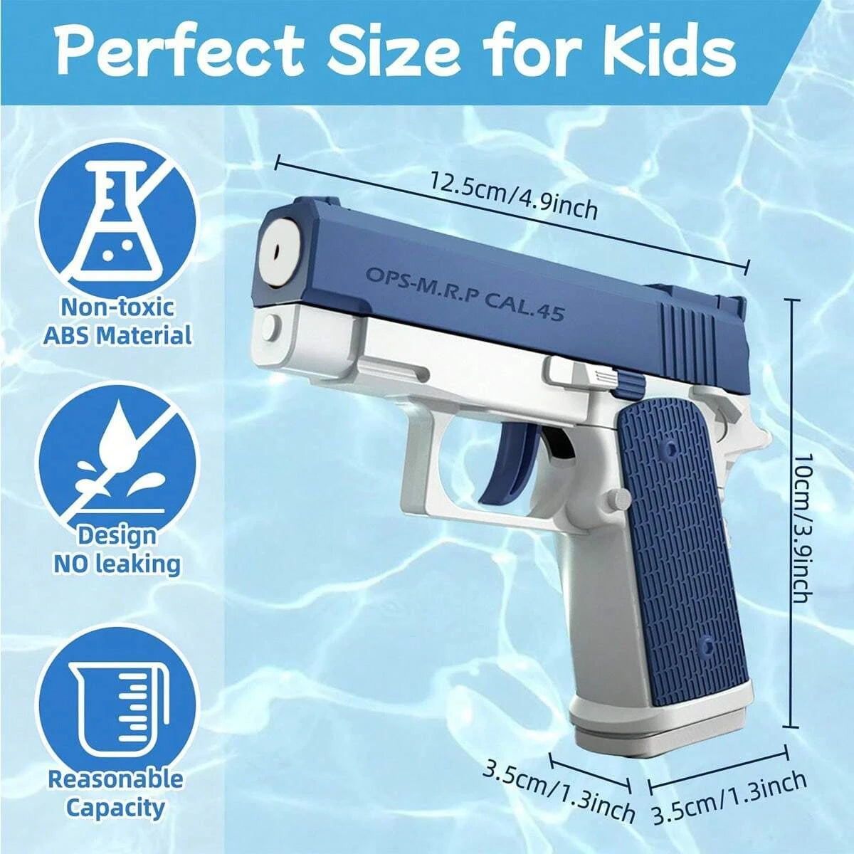 M1911 Water Gun – Outdoor Squirt Pistol Toy for Kids & Adults