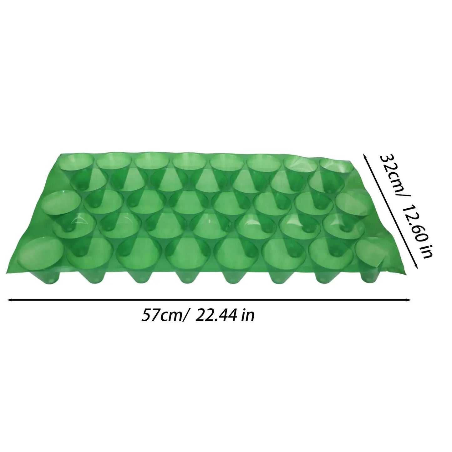 32 Cells Propagation Seedling Starter Nursery Pots Germination Plant Flower Pots Tray Garden Seeds Grow Box with Drainage Holes