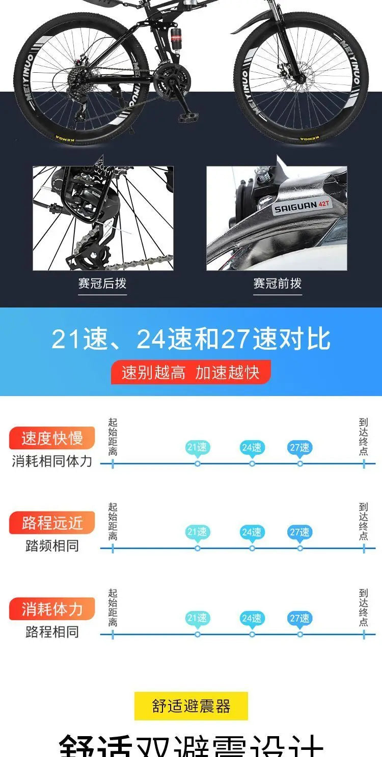 2025 Folding Mountain Bike