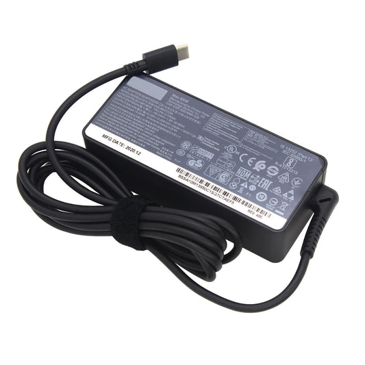 20V 65W USB‑C Laptop Charger – Compatible with Lenovo ThinkPad X1 Carbon, Yoga, X270, X280, T580, P51, P52s, E480, E470, S2”