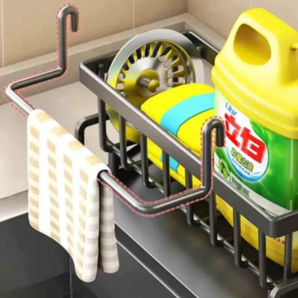 Kitchen Wall-Mounted Storage Organizer