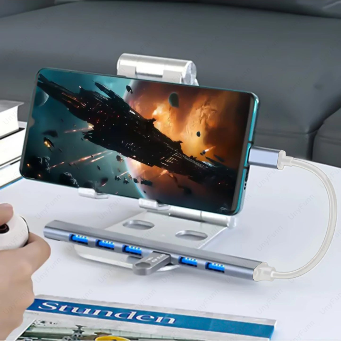 7-Port USB-C Hub 3.0/3.1 – Multi-Splitter OTG Adapter for MacBook, Air & PC Laptops”