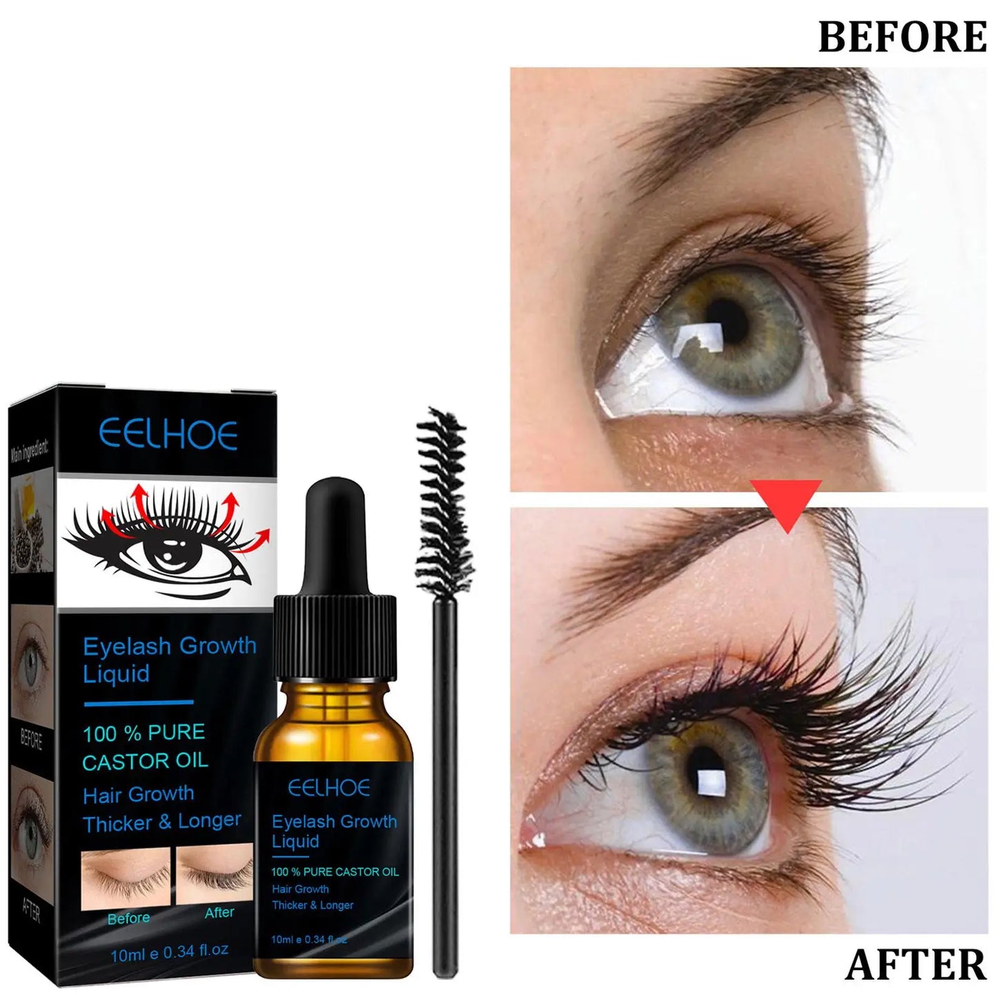 Pure Castor Oil for Hair Growth — Thicker, Stronger & Longer Hair