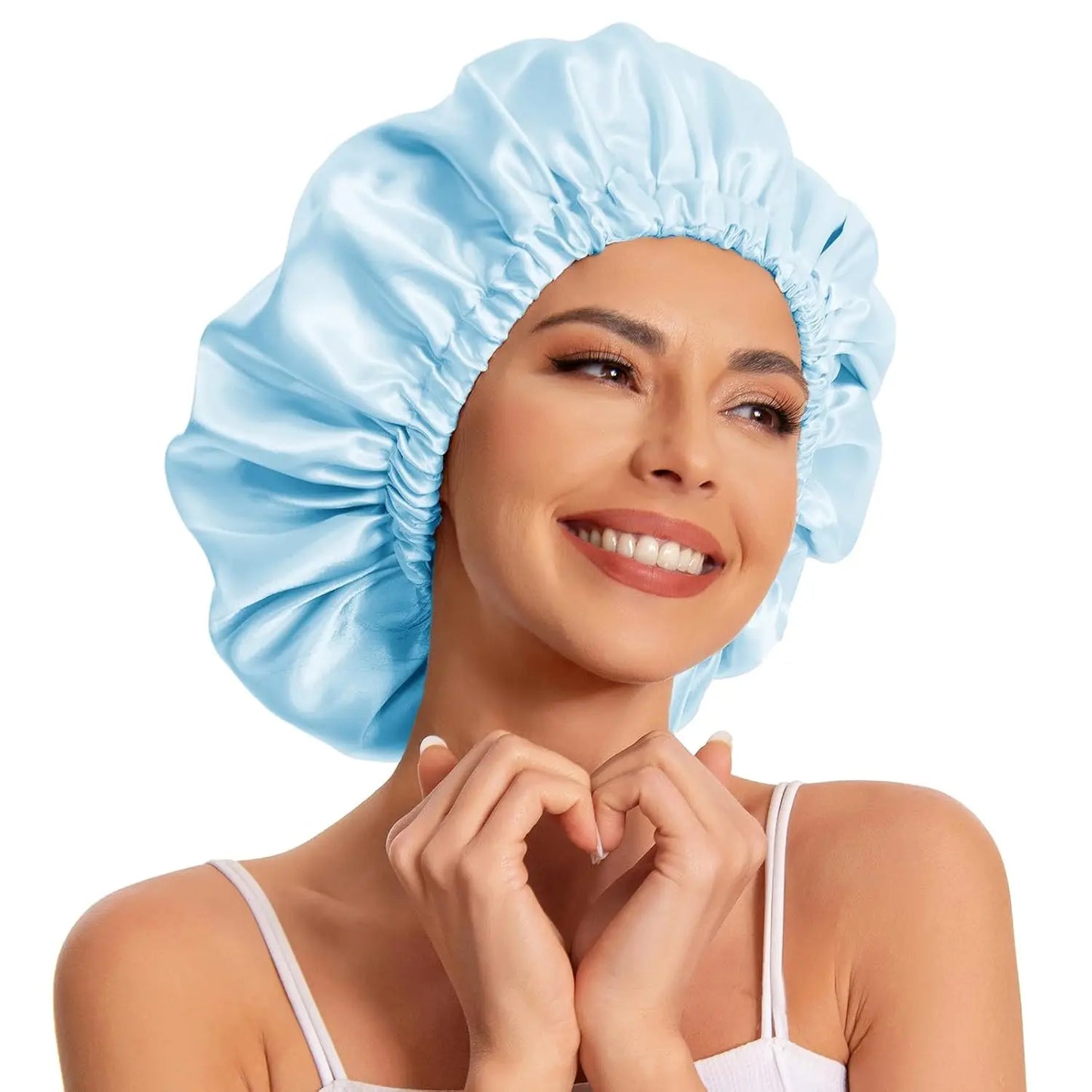 Satin Silk Hair Bonnet — Protect Your Natural Hair While You Sleep