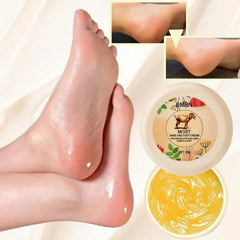 Lanolin‑enriched hand and foot cream deeply repairs cracked, dry skin. Protective formula moisturizes, softens, and restores resilience, leaving hands and feet smooth, nourished, and comfortable daily.