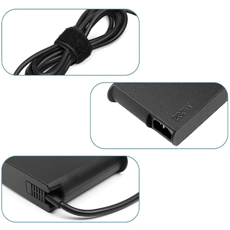 230W 20V 11.5A AC Adapter – Compatible with Lenovo ThinkPad T540P, W540, P71, P72, P73, Y7000P, Y900, Y910