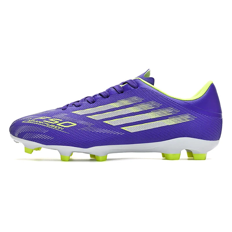 Men's High Top Soccer Shoes with Long Spikes