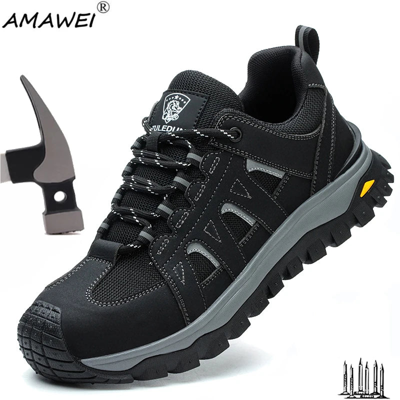 Steel Toe Safety Work Boots
