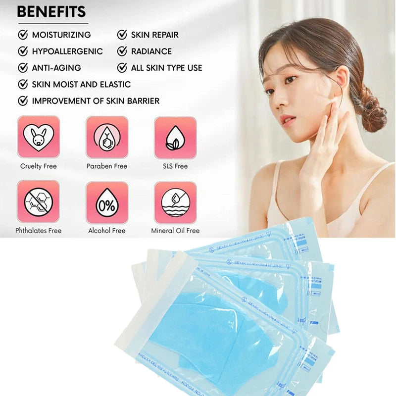 Soluble Collagen Face Mask Hydrolyzed Film Anti Aging Moisturizing Mask.