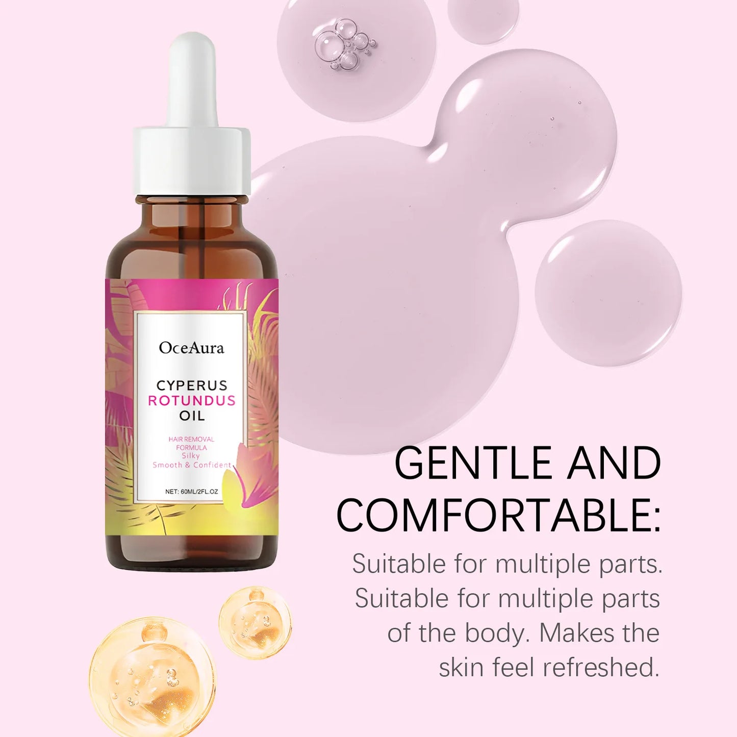 A soothing post-hair removal oil that moisturizes and repairs sensitive underarm skin