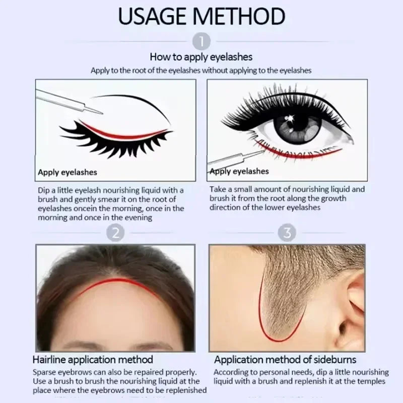 7 Day Eyebrow & Eyelash Growth Serum — Fuller, Thicker Brows & Lashes