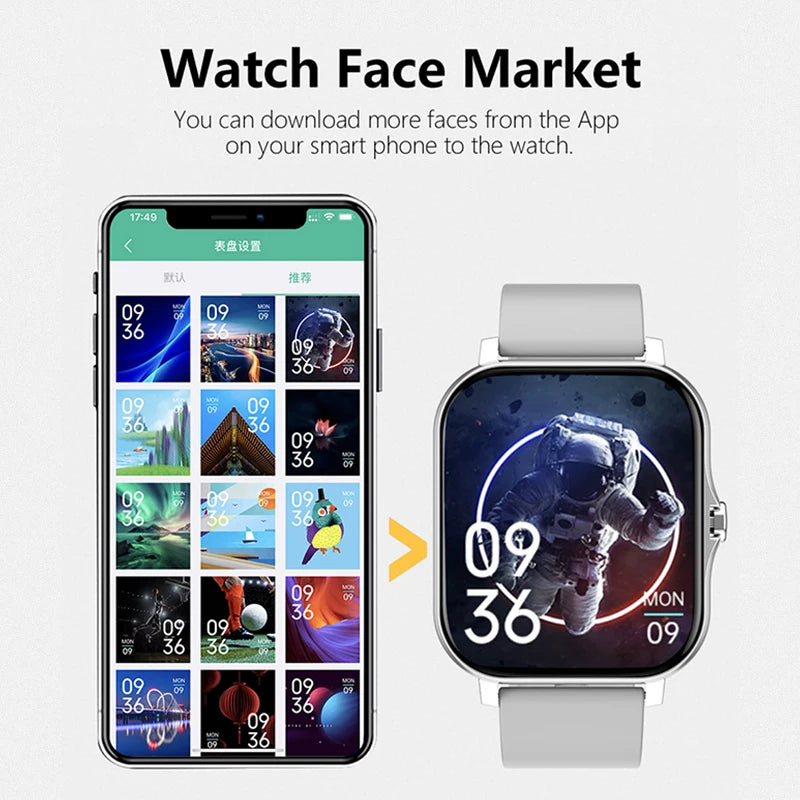 2025 Sport Smart Watch – Bluetooth Call Fitness & Health Tracker