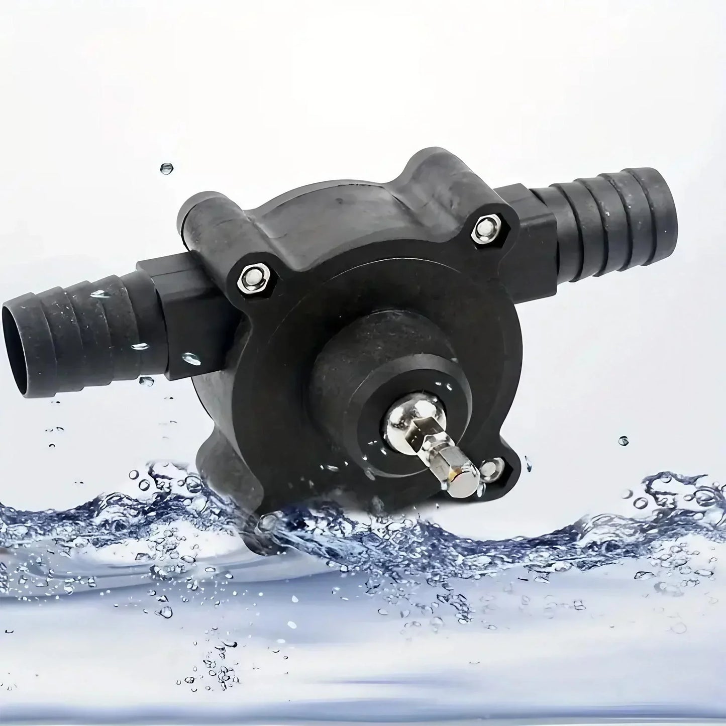Portable Electric Drill Pump – Mini Self‑Priming Liquid Transfer for Fuel, Oil & Water