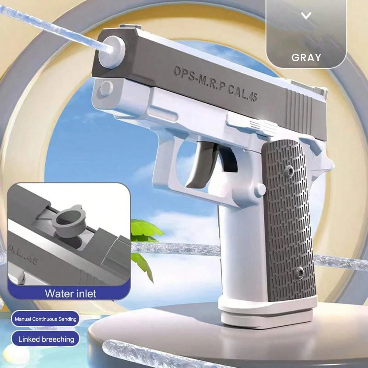 M1911 Water Gun – Outdoor Squirt Pistol Toy for Kids & Adults