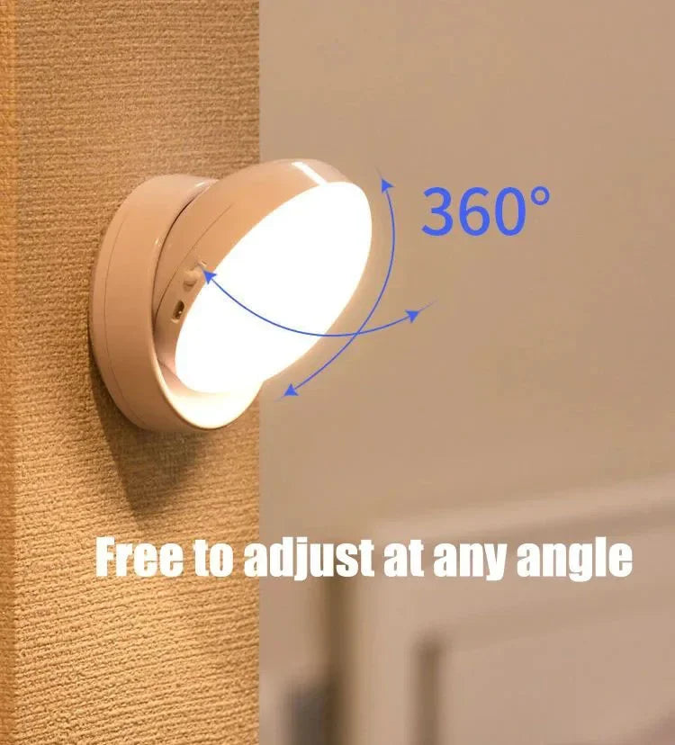 LED Night Light USB Charging Intelligent Human Induction for Bedside Cabinet Home Wardrobe Lighting Motion Sensor Light Led Lamp