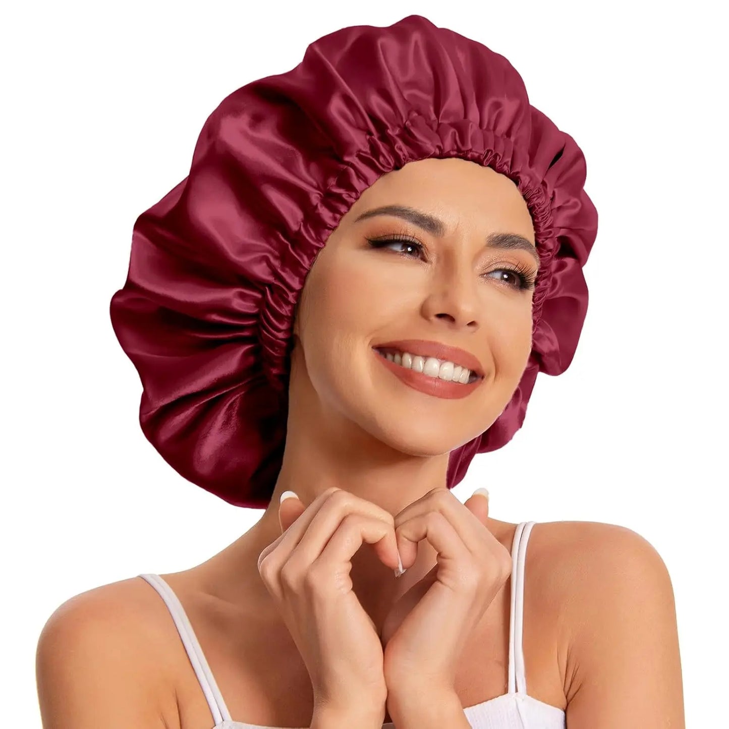 Satin Silk Hair Bonnet — Protect Your Natural Hair While You Sleep