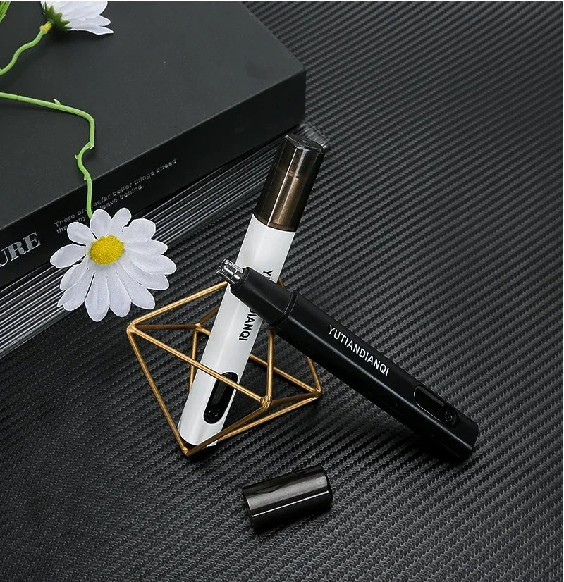 2-in-1 Electric Ear & Nose Hair Trimmer – 2024 Professional Painless Grooming Tool for Men