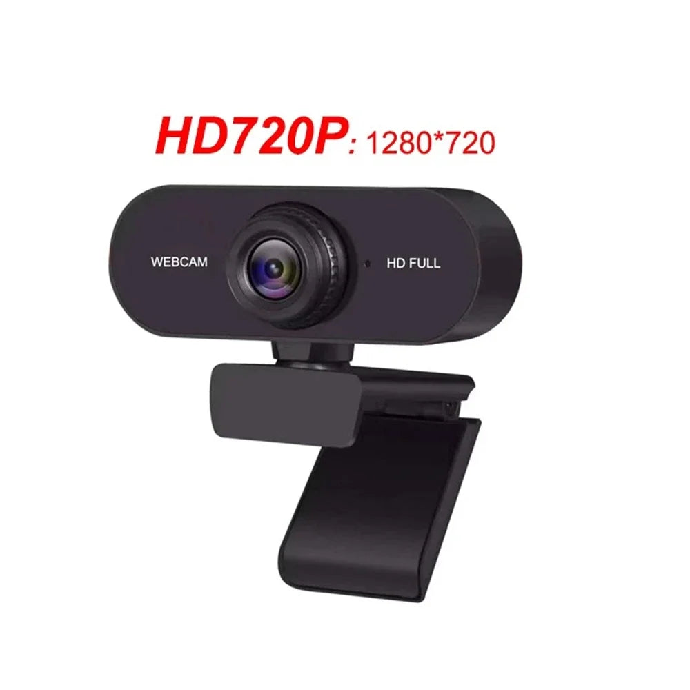 HD Webcam with 2K/1080P/720P/480P – Mini USB Camera with Microphone & Privacy Cover for PC/Laptop”
