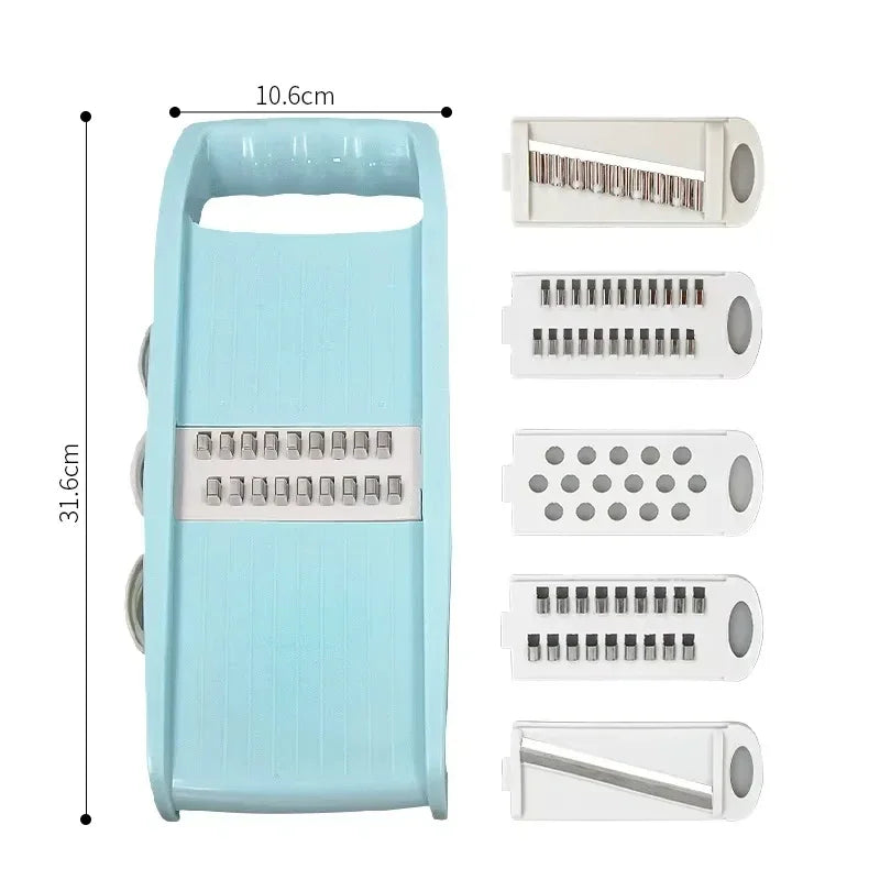 5‑in‑1 Vegetable Chopper – Multi‑Functional Onion & Food Slicer, Dicer, Cutter